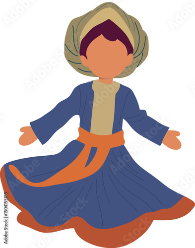 Children in traditional Moroccan clothes