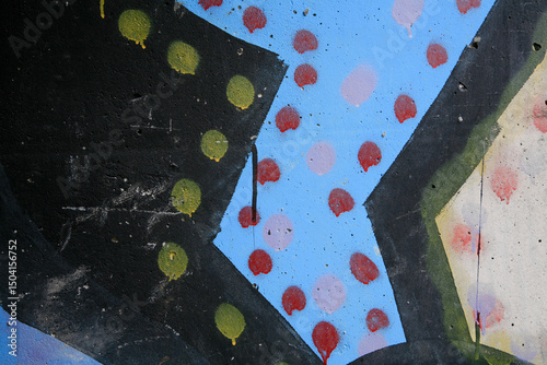 Urban abstracts with design shapes and colors