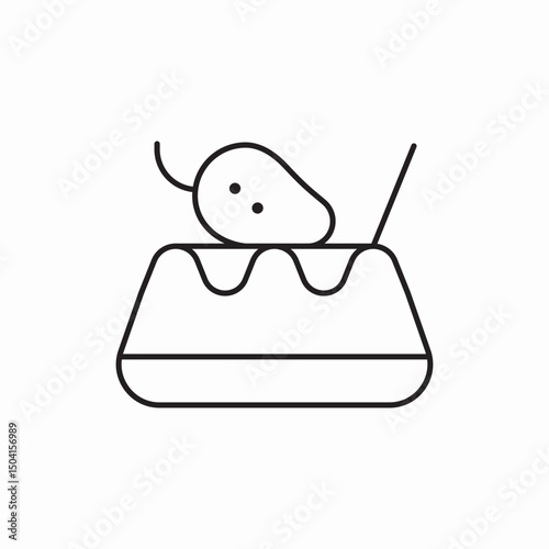cake dessert baking sweetness icon sign vector