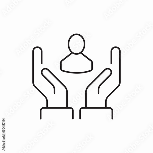 customer care icon sign vector