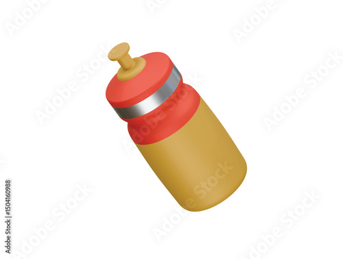 gym bottle icon 3d illustration render
