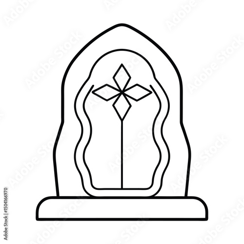 Carved Stone Relief Texture