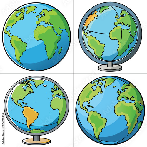 earth illustrations
