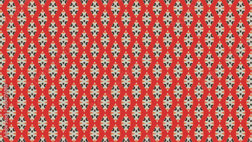 seamless motif tiles pattern design background vector.