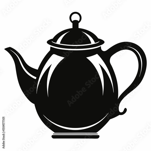 teapot isolated on white