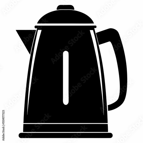 kettle on white background