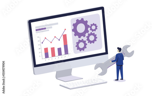 Optimizing Business Processes Data Analysis and System Maintenance for Enhanced Efficiency and Growth.  Improve your workflow with insightful data analysis and proactive system maintenance.