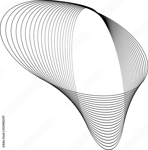 Whirling Twisted Liquid Drop Form