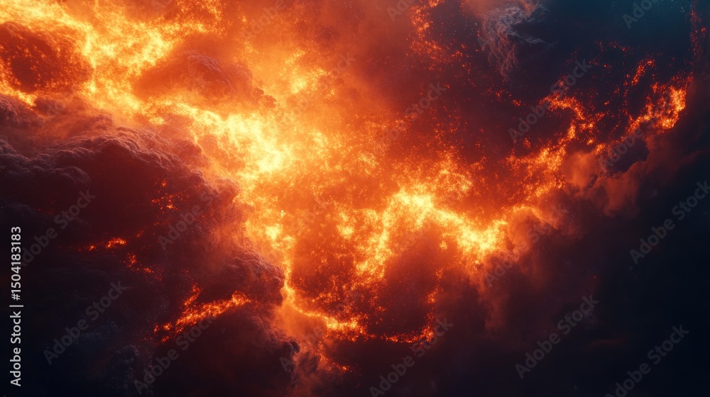 Abstract fire flames Abstract fire flames