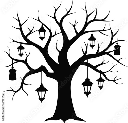 Tree Silhouettes Vector Collection, Nature, Forest, Seasonal, and Conceptual Designs