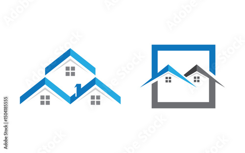House Property concept icon logo template v.54