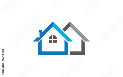 House Property concept icon logo template v.79