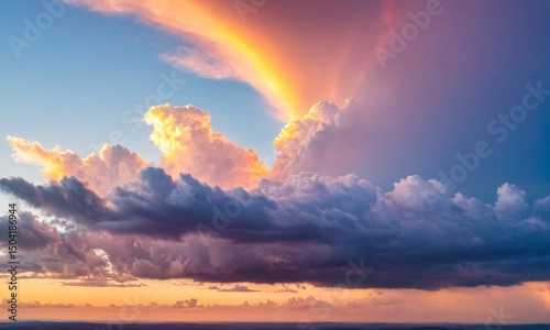 멋진구름이 있는 하늘,석양 구름 노을이 멋지다