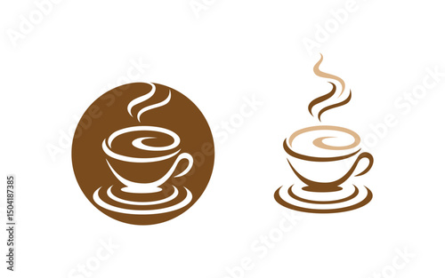 Beauty Hair Woman face character logo illustration v.6