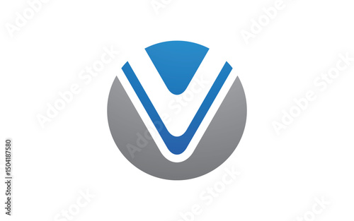 V icon Business Logo Template design illustration v.5