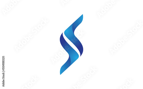 S Letter Logo business Icon illustration design Template v.24