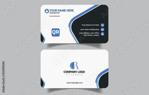 Corporate Business Card Print Ready Template