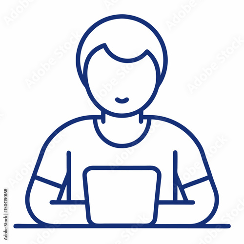 Multitasking in Modern Work: Person Typing One-Handed While Holding Smartphone