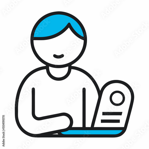 Multitasking in Modern Work: Person Typing One-Handed While Holding Smartphone