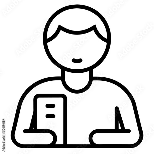 Multitasking in Modern Work: Person Typing One-Handed While Holding Smartphone