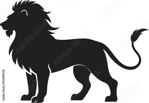 vector illustration of a lion