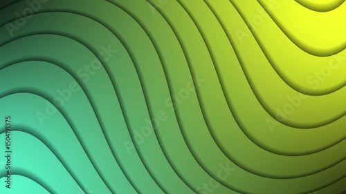 Psychedelic seamless wavy background in vibrant abstract motion. Ideal for looping visual effects, parties, and immersible video content. photo