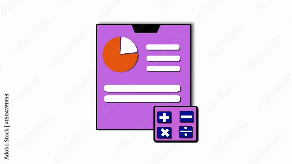 Infographic pie chart animation with editable text areas ideal for stats presentations, marketing visuals, or educational motion graphics.