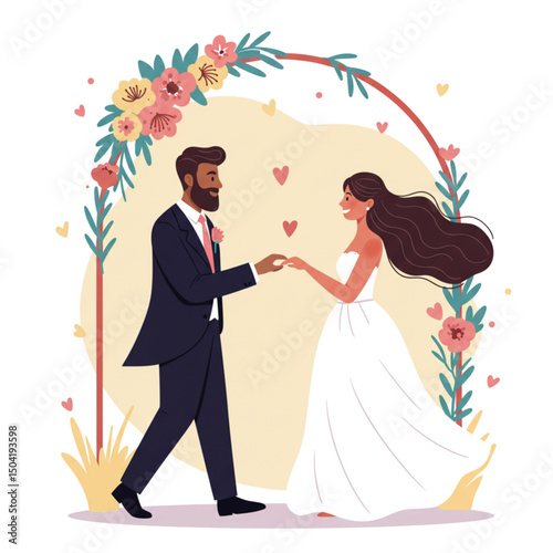 bride and groom