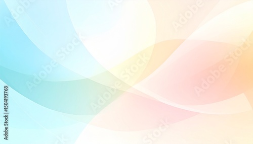 明るいパステルカラーのグラデーション背景Light pastel gradient background