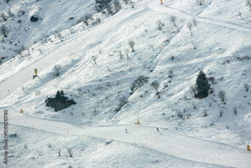 ski resort in the alps