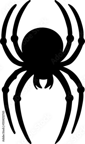 spider black and white 