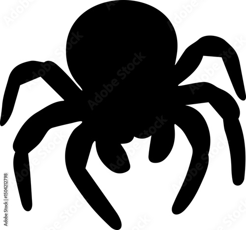 spider black and white 