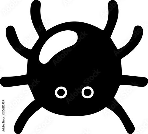 spider black and white 