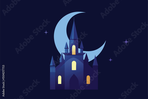 halloween night with castle
