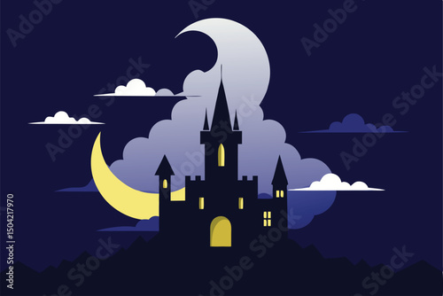 halloween night with castle