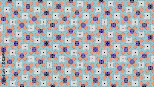 Modern simple and fun repeating textile design and home decor patterns. Abstract colorful backgrounds