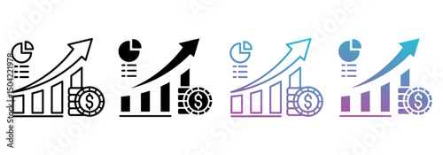 profits best multistyle icon sheet collection