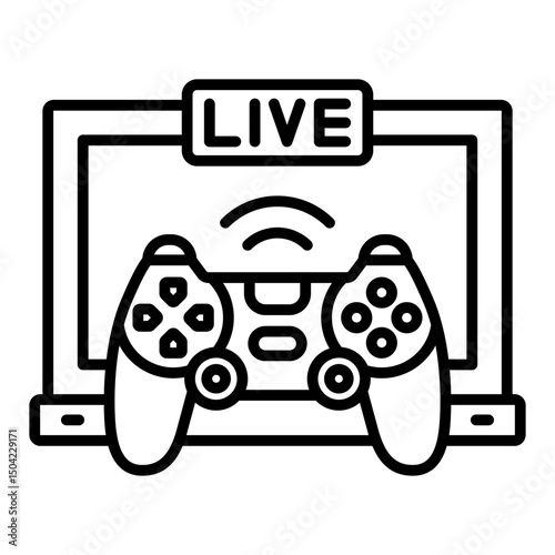 Live gaming Icon