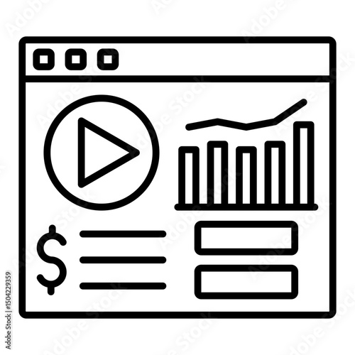 Video stats Icon
