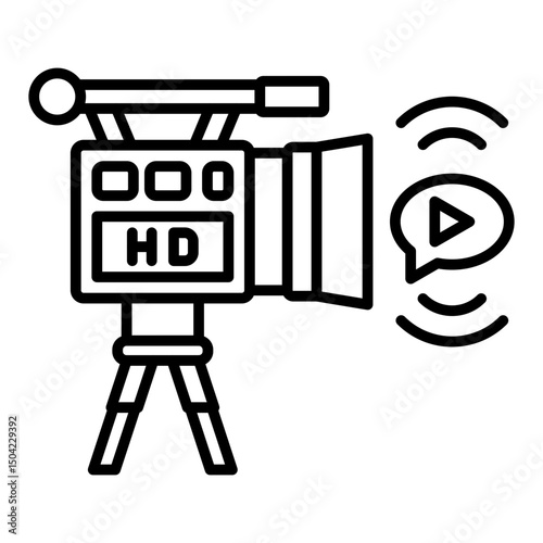 Live streaming Icon