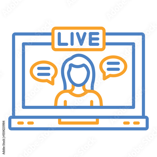 Live streaming Icon