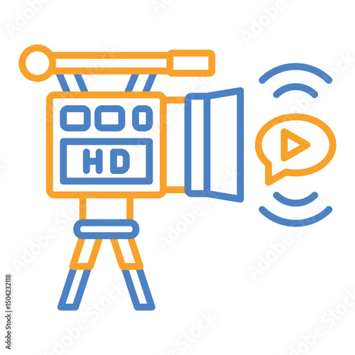 Live streaming Icon