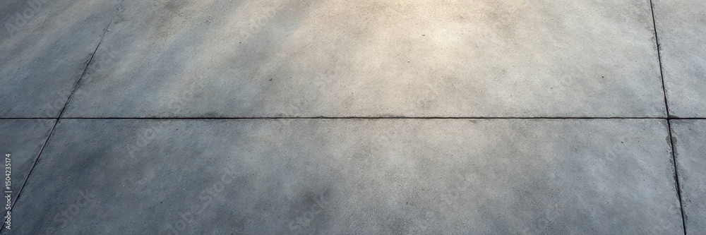 Fototapeta premium Subtle horizontal grooves in concrete, creating a subtle textured background, building, floor, surface