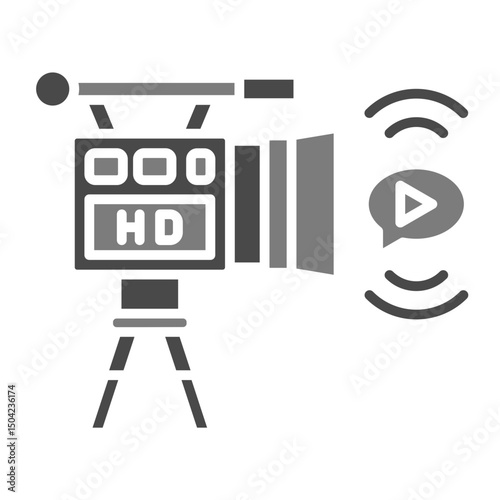 Live streaming Icon