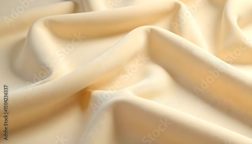 Soft velvet satin fabric folds captured under directional lighting in a close-up view Collection 