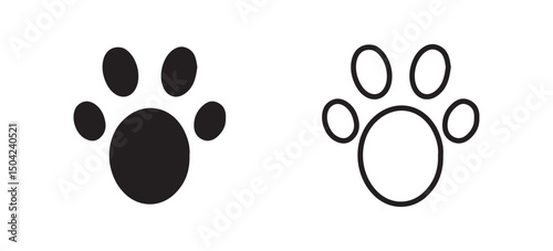 paw print vector