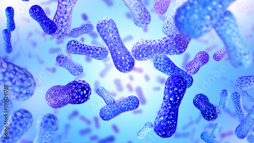 Probiotic background. Bifid...