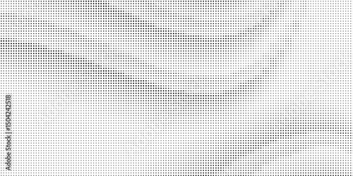 Halftone faded gradient texture. Grunge halftone grit background. White and black sand noise wallpaper. Retro pixilated vector backdrop