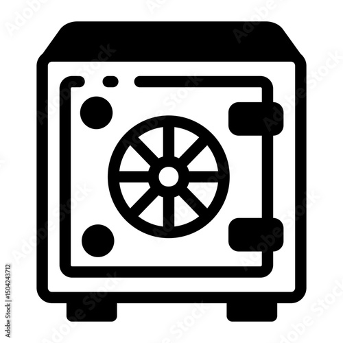 A linear icon showing secure casino vault storage

