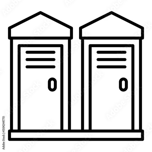 Portable bathroom Icon